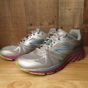 New Balance Women's 3190v2 Sz US 7.5 Silver Pink Blue Yellow